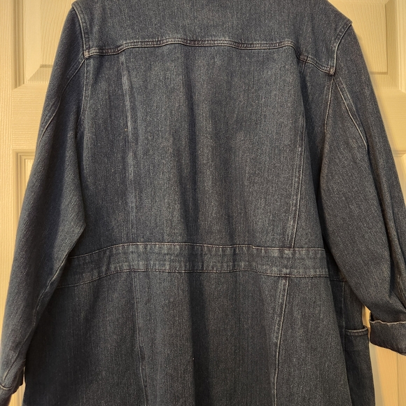 Coldwater Creek 3x Stretch Denim Jean Jacket - Picture 5 of 5